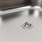 Мийка кухонна з неіржавкої сталі Platinum 5050 (0,4/120 мм), фото 5