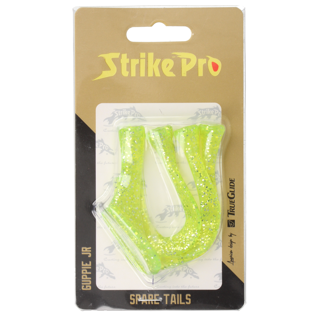 Хвіст силіконовий Strike Pro Guppie Jr 110S CHG (4шт), фото 1