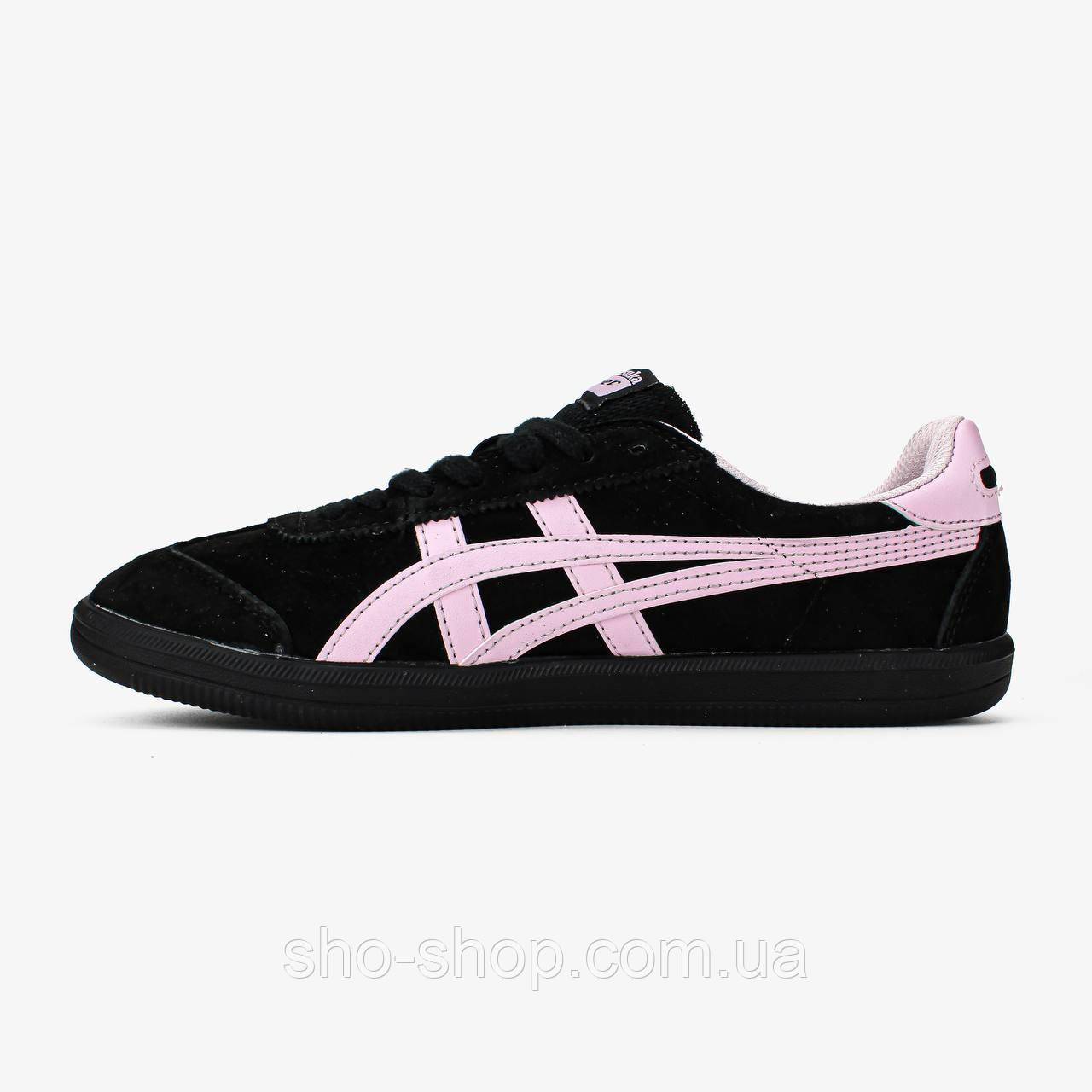 Кроссовки Asics  Onitsuka Tiger Mexico 66 "Black Pink", фото 1