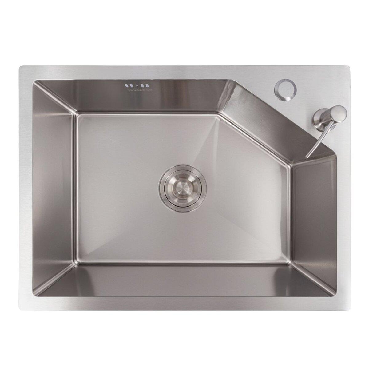 58*43B Мийка нержавійка Valeso Handmade (3,0/0,8), фото 1