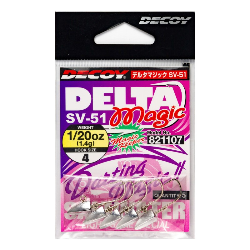 Джиг-головка Decoy Delta Magic SV-51 1/32 2.5г №4, фото 1