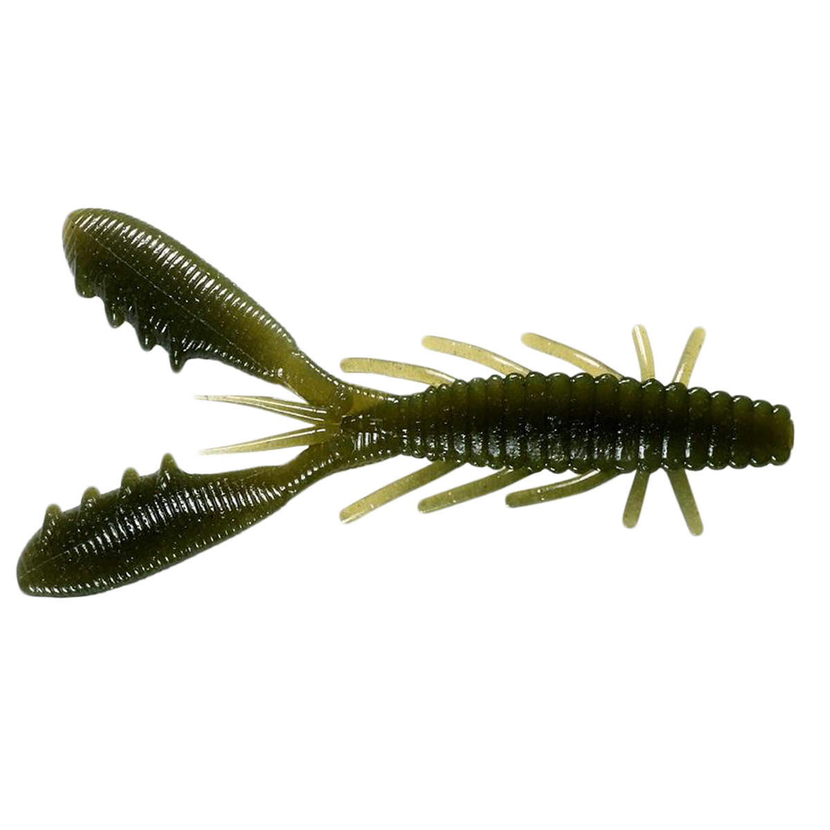 Силікон Hideup Stagger Craw 4" (5шт) 103 Green Pumpkin, фото 1