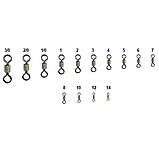 Вертлюг GC Impressed Rolling Swivel 1040BN №14(12шт), фото 2