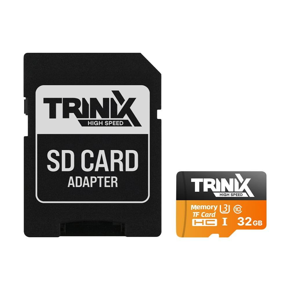 Карта пам’яті Trinix 32GB miсroSDHC з SD-адаптером U3 V30 A1 (90-00034)