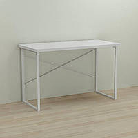 Письмовий стіл Ferrum-decor Дейв 76x100x60 білий ДСП Біле 32мм (FRD-102141)