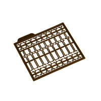 Стопор для насадок GC G.Carp Hair Extender Stops (126шт) Brown