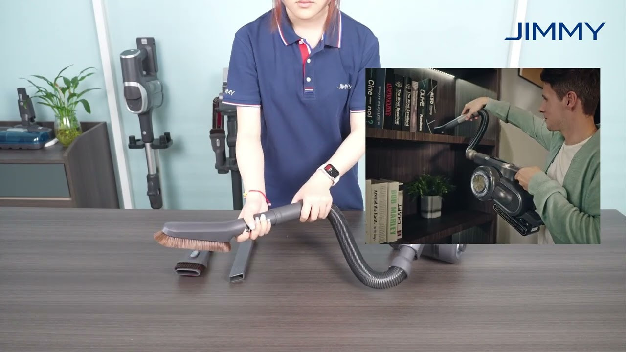 Акумуляторний пилосос Jimmy JV9 Pro Aqua ( Чорний ) DS, фото 1