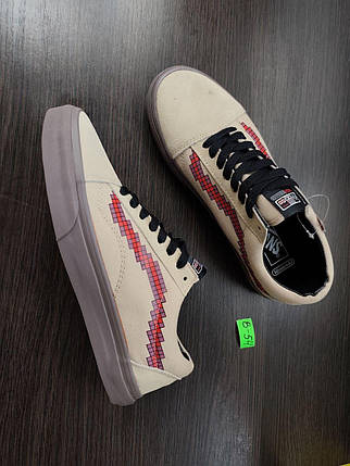 СКИДКА 42 р Vans Old Skool x Nintendo  Game Over  Light Brown кеди чоловічі кросівки, що містяться на темній підошві, фото 1