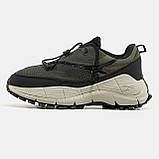 Кросівки чоловічі Рибок Reebok Zig Kinetica 2.5 Edge x Spyder Khaki Black Beige ALL21799, фото 4