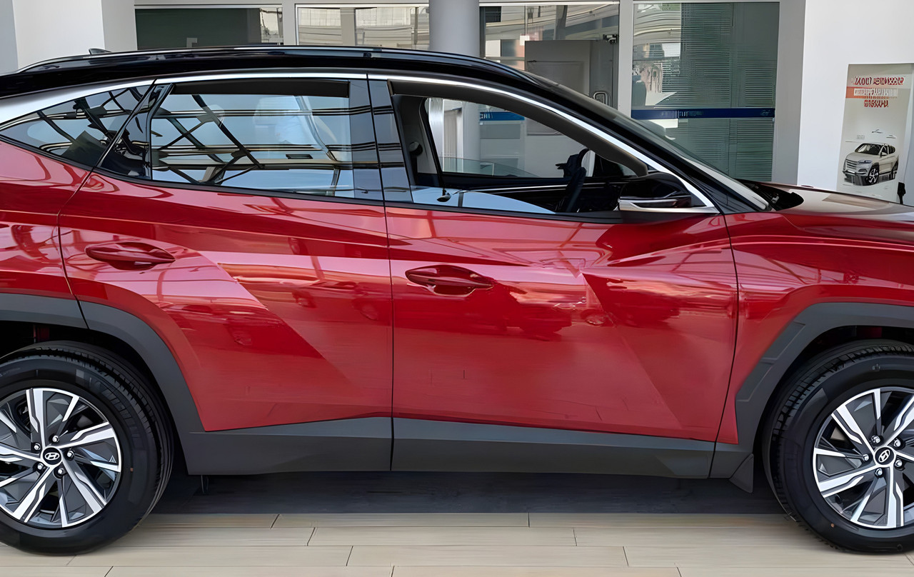 Вітровики вставні Niken Luxury (4 шт) для Hyundai Tucson NX4 2021- рр від VLF комп., фото 1