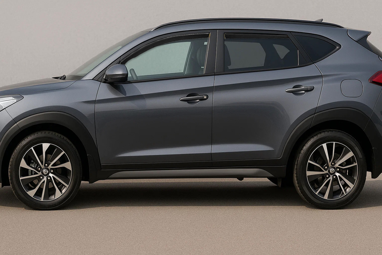 Вітровики вставні Niken Luxury (4 шт) для Hyundai Tucson TL 2016-2021рр від VLF комп., фото 1