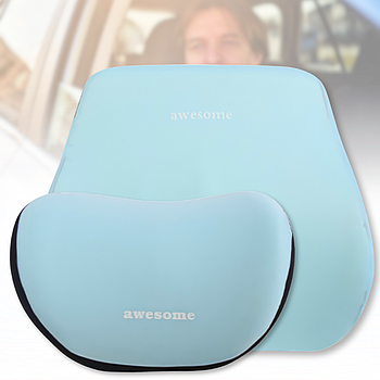 Автомобільні подушки з ефектом пам'яті для попереку та шиї