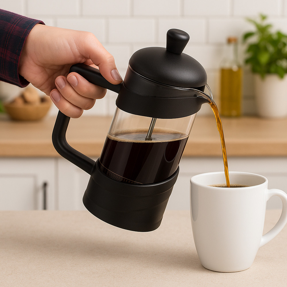 Френч-прес заварник для кави та чаю BlackBrew, 600 мл