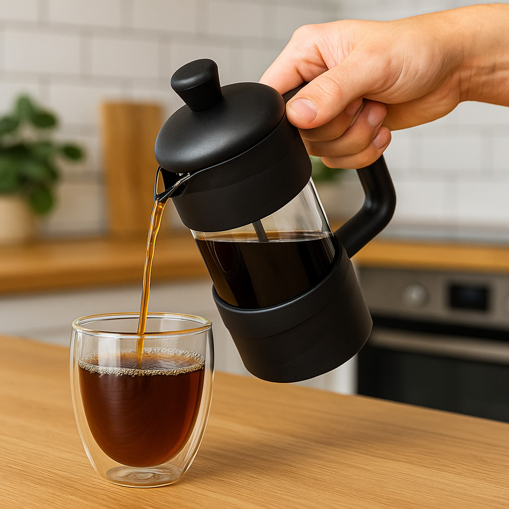 Френч-прес заварник для кави та чаю BlackBrew, 350 мл