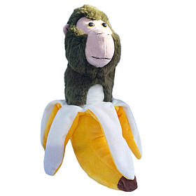 М'яка іграшка Шимпанзіні Бананіні плюш Україна 36*14*14см (00515-8)