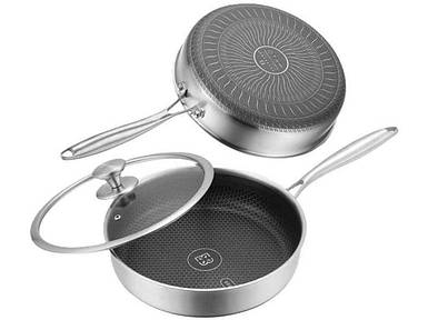 Сотейник глибокий з кришкою 24см EB-13061 ТМ EDENBERG