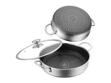 Сотейник глибокий з кришкою 24см EB-13076 ТМ EDENBERG