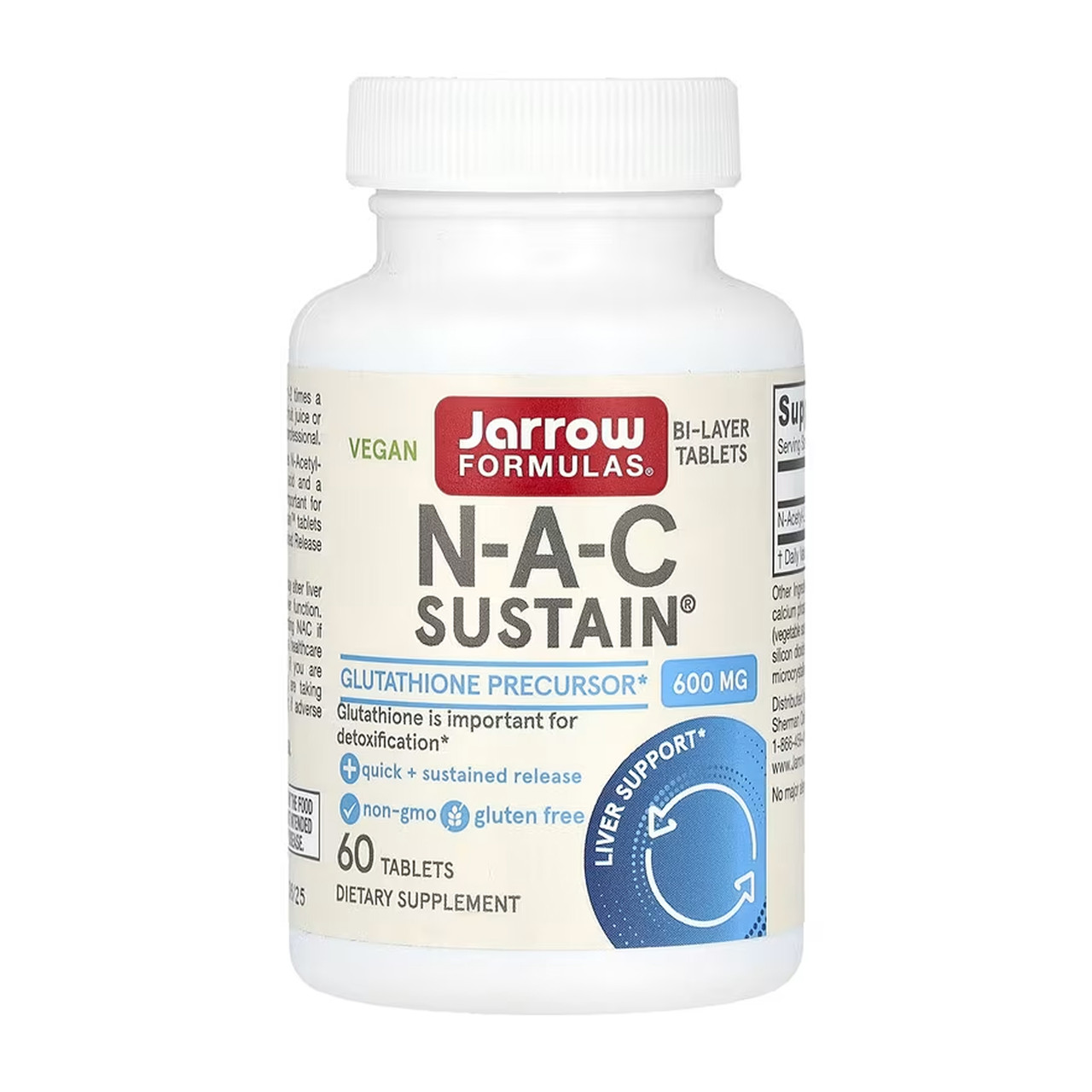 N-A-C Sustain® 600 mg - 60 caps, фото 1