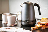 Чайник Adler AD 1295 grey, 1.7 L, 2200 Вт, з LCD-дисплеєм, фото 7