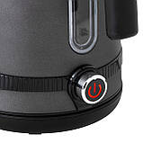 Чайник Adler AD 1295 grey, 1.7 L, 2200 Вт, з LCD-дисплеєм, фото 5