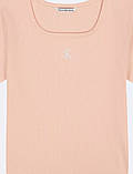 Дитяча футболка Calvin Klein у рубчик 1159842086 (Рожевий L), фото 3