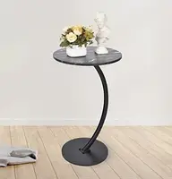 Приставний столик Fabrika BRIK Marble Black (FK-W4097-01)