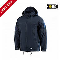 M-Tac куртка Soft Shell Police Navy Blue, синя, тактична, тепла, зручна для поліції