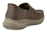 Чоловічі сліпони Skechers Parson Ralven 47,5 (13 US) 31,5 см Коричневий 1159842215, фото 3