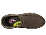 Чоловічі сліпони Skechers Parson Ralven 47,5 (13 US) 31,5 см Коричневий 1159842215, фото 6