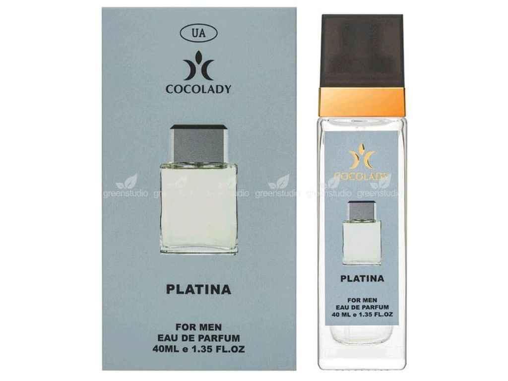 Парфумована вода для чоловіків 40мл PLATINA аромат CHANEL EGOISTE PLATINUM ТМ COCOLADY, фото 1