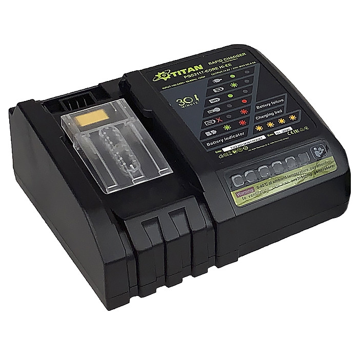 Швидкозарядний пристрій TITAN PQC2117-CORE (Makita DC18RC) 6,5A, фото 1