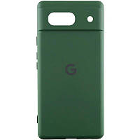 Чохол Silicone Cover Lakshmi Full Camera (AA) with logo для Google Pixel 7 Зелений / Dark green