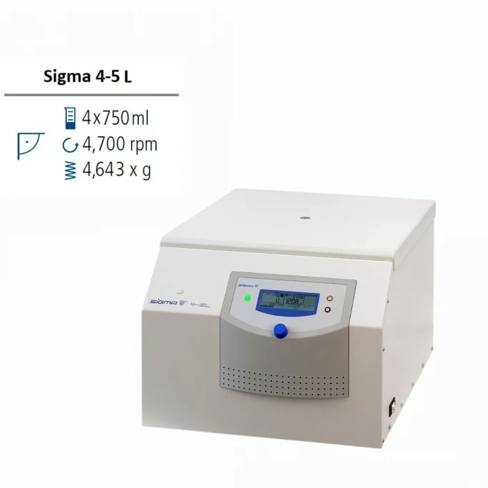 Лабораторна центрифуга Sigma 4-5L IVD настільна без охолодження