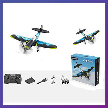 Дитячий літак на пульті радіокеруванні 4 D-G 8 акумуляторний із запасними лопатями