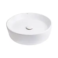 Раковина-чаша Q-tap Kalao 450мм WHI 4115/F008 з донним клапаном