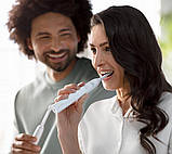 Електрична звукова зубна щітка з насадкою Philips Sonicare HX3651/13 біла з таймером і зарядкою USB, фото 8