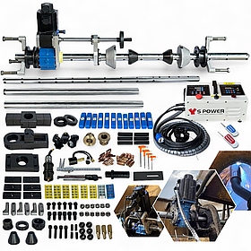 Мобільний розточний станок з наплавкою S Power DS50S (Ø40–300 мм, 3.1 кВт серводвигун)