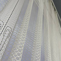 Тюль арка ALBO бежева з бахромою 300×170 см (KU-111-4), фото 8