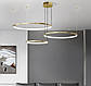 Люстра 3 кільця світлодіодні бронзові (7529832-3B BRONZE LED (400+600+800) ST, фото 2