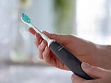 Електрична звукова зубна щітка з насадкою Philips Sonicare HX3671/14 чорна з таймером і USB зарядкою, фото 7