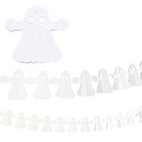 Паперова 3D-гірлянда на Гелловін "Привид", 3 м