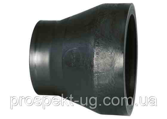Перехід Дн110х90 стикового литий ПЕ SDR11, фото 1