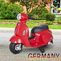 Электрический детский мотоцикл от 18 до 36 месяцев Толокар Каталка 66,5 x 38 x 52 см HOMCOM VESPA Германия