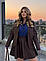 Жіночий костюм С Еко Шкіри 50-52,54-56,58-60 (вф 720), фото 3