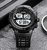 Годинник чоловічий наручний спортивний Skmei 2014 (Чорний з білим), фото 5