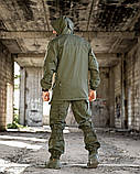 Демісезонний польовий костюм Горка ДСТУ олива ріп-стоп вафелька ПП7861 ТМ, фото 5