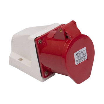 Розетка стац. зовнішня 115, 16А, 5 (3P+N+E), 380В (IP-44)