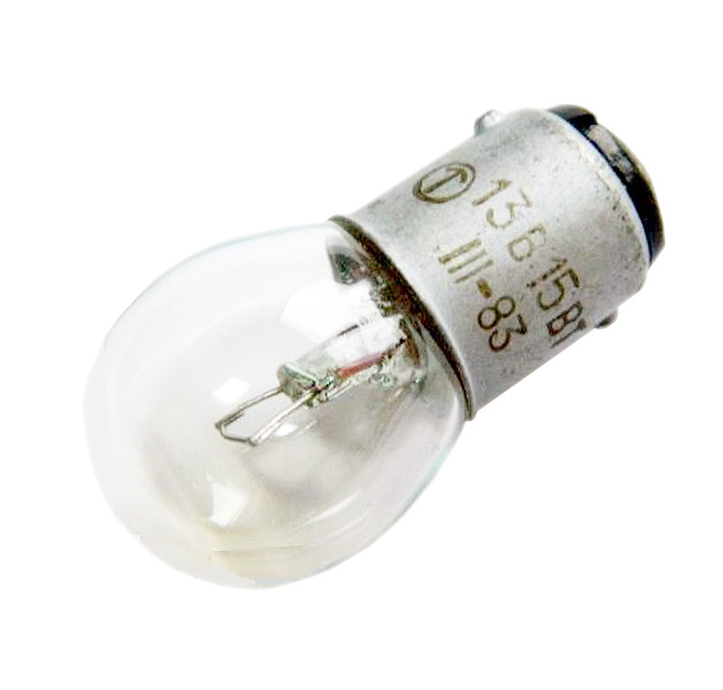 Лампа розжарювання літакова СМ 13-15 B15s, фото 1