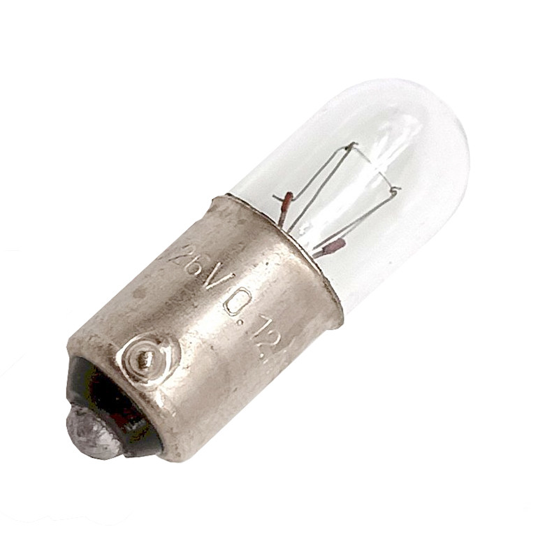 Лампа розжарювання літакова СМ 26-0,12 B9s, фото 1