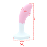 Силіконова анальна пробка з каменем 11 см, фалос-пробка для анального сексу стимулятор, Інтимні іграшки для ан, фото 4